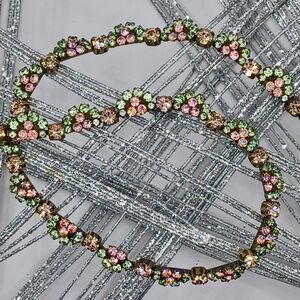 Sorrelli pastel crystal scallop necklace